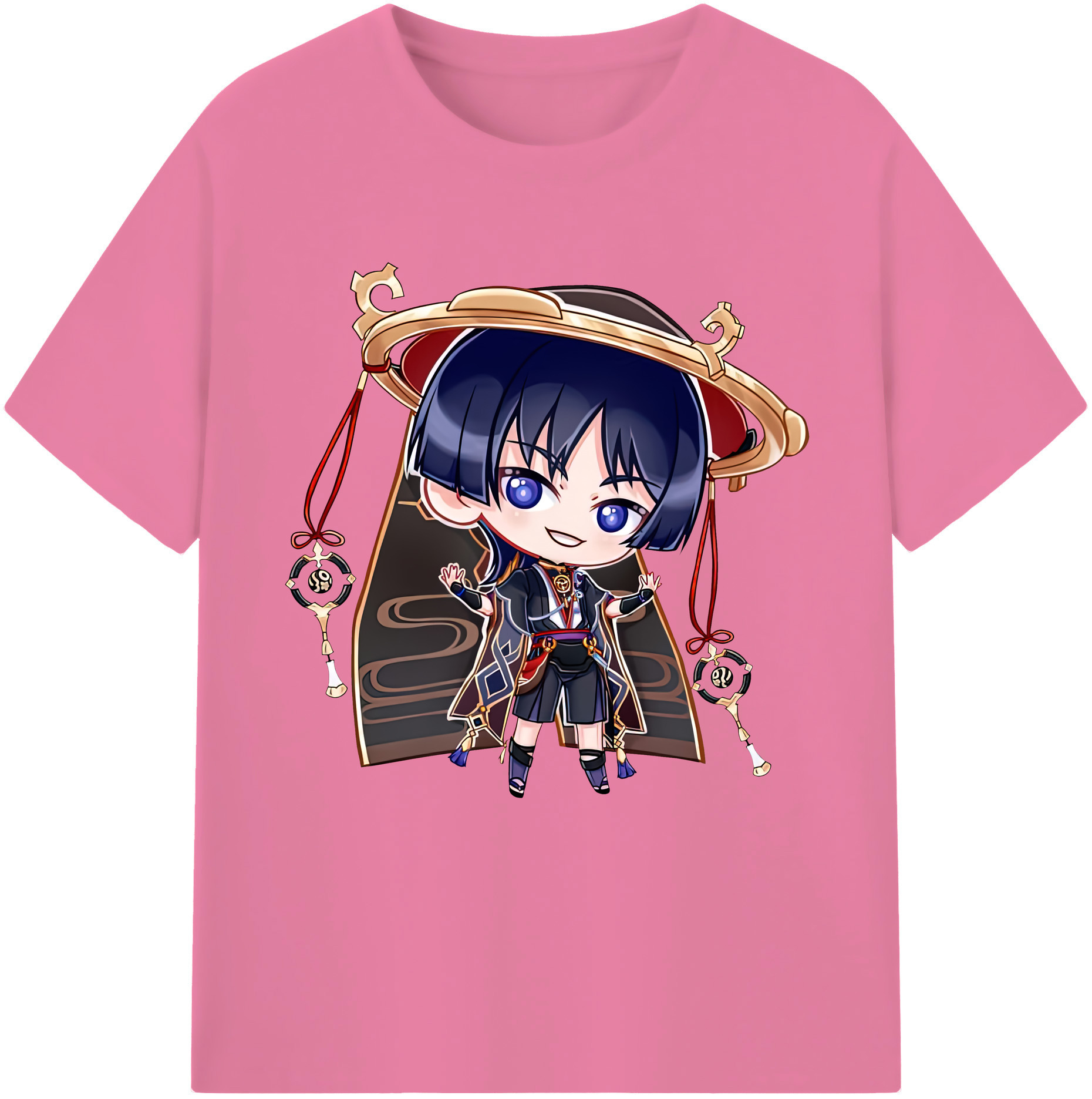 げんし神 さんペい genshin Sanpei 綿100％半袖Tシャツ（フロントプリント）